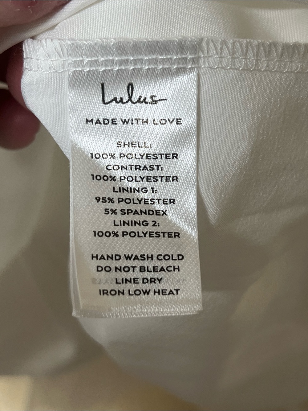 Lulus NWT classic romance white 3D floral appliqué tie strap mini dress feminine - Picture 14 of 15